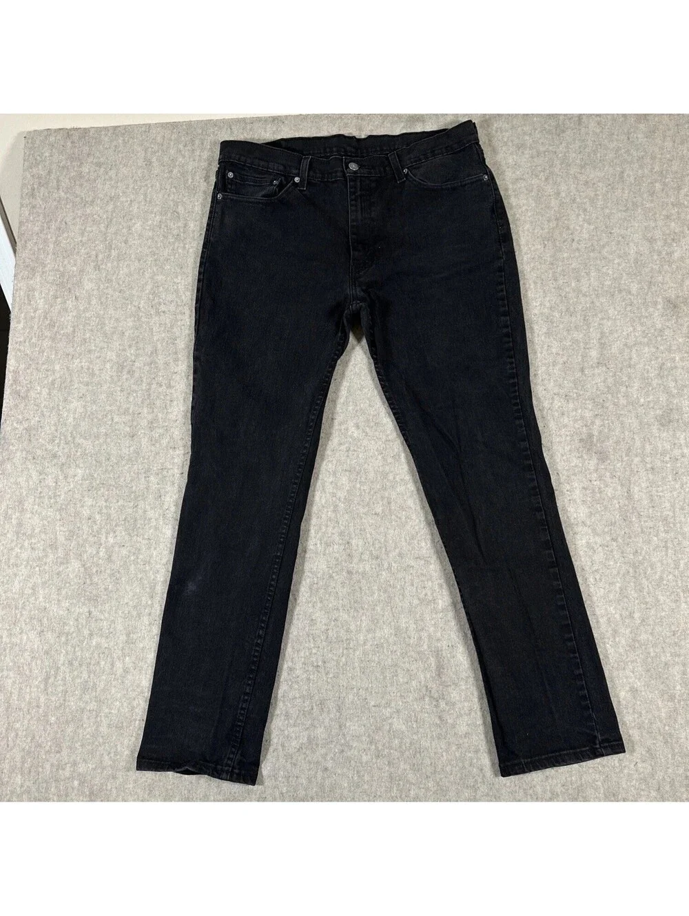 Levis 511 Original Fit Jeans 36 (34x30) Straight Leg Black Cotton/Elastane